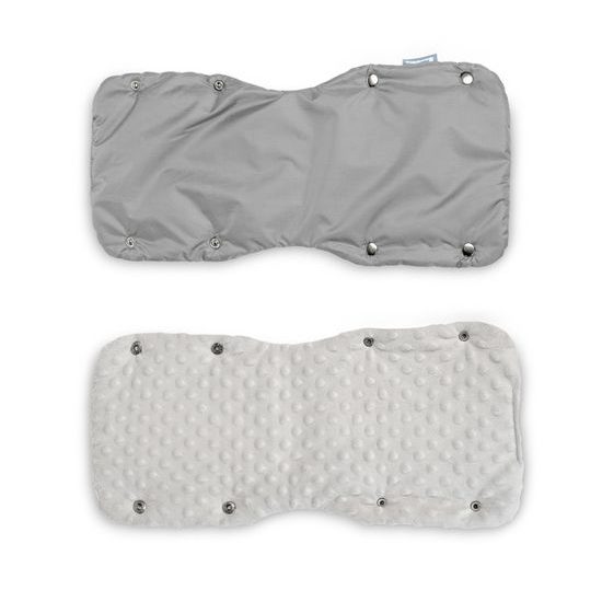 Rukávník na kočárek Minky šedý