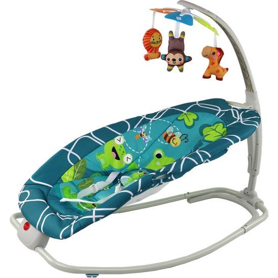 Dětské houpací křeslo 2v1 žabičky