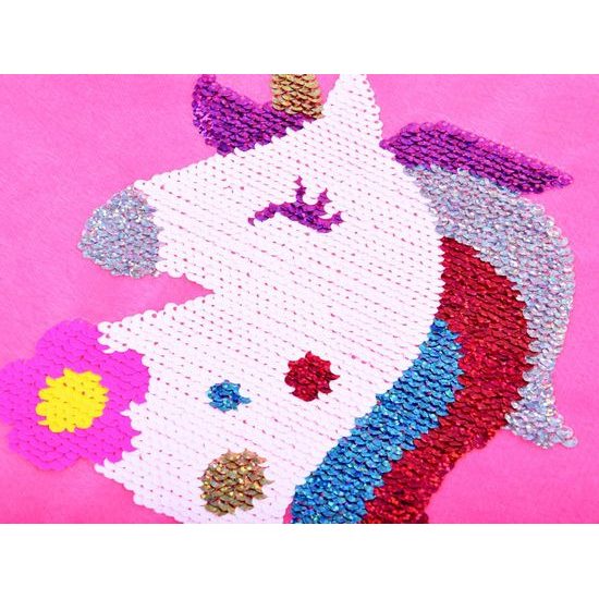 Sada na výrobu polštáře s jednorožcem Sequin Pillow