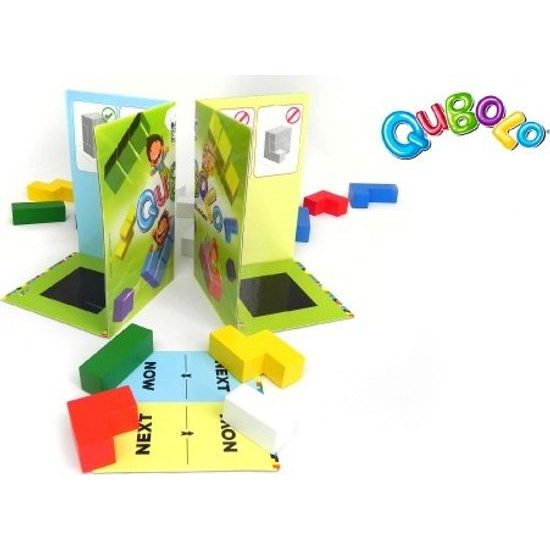 Qubolo společenská hra s dřevěnými kostkami