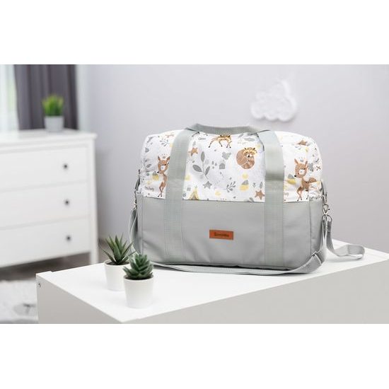 Sensillo Taška na kočárek Zvířátka šedá