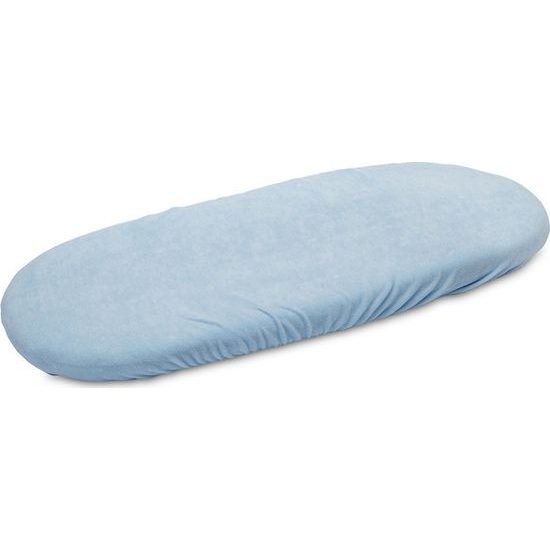 Prostěradlo Froté do kočárku modré