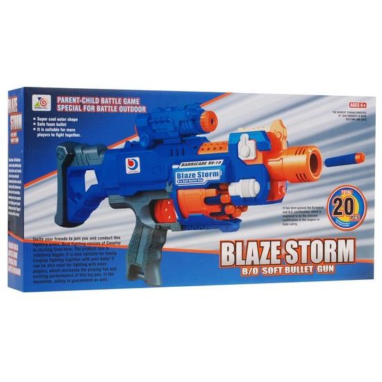 Blaze Storm dětský samopal Barricade RV-10 s 20 náboji