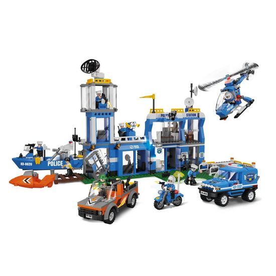 Blocki MyPolice stavebnice velká policejní stanice 917 dílků
