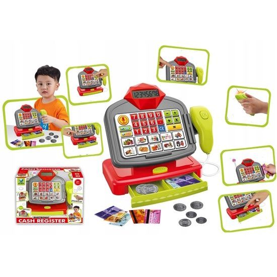 Doris dětská elektronická pokladna s kalkulačkou Cashback