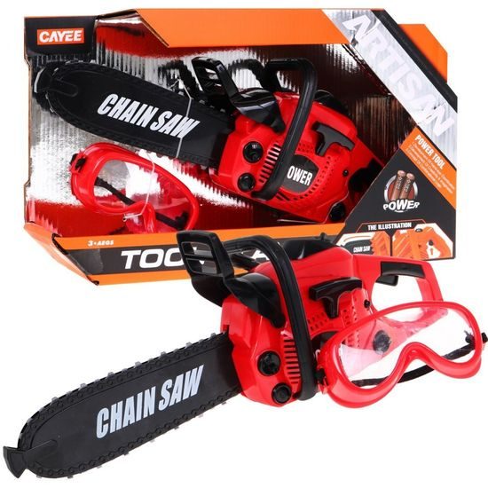 Dětská motorová pila s brýlemi Chain Saw