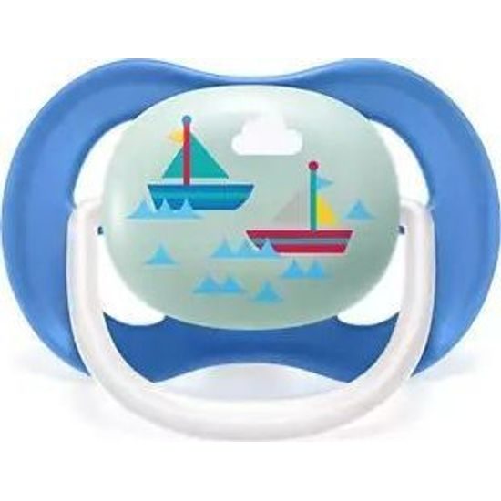 Philips Avent šidítko Ultra air Text chlapec 2 ks modrá