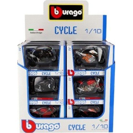 Motorka Bburago - mix druhů