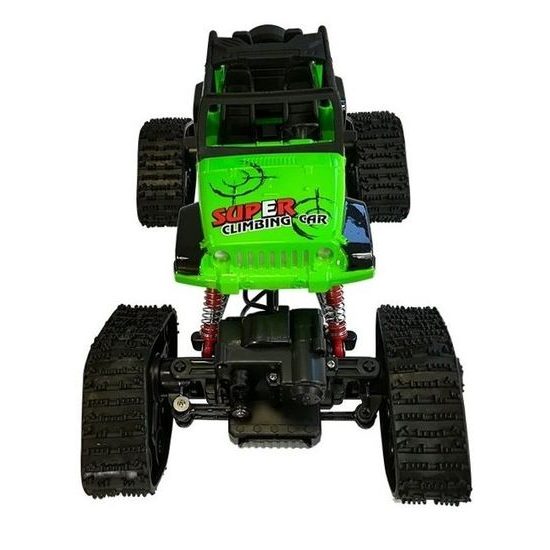 Auto na dálkové ovládání 4x4 s výměnnými koly Super Climber 1:18 zelené