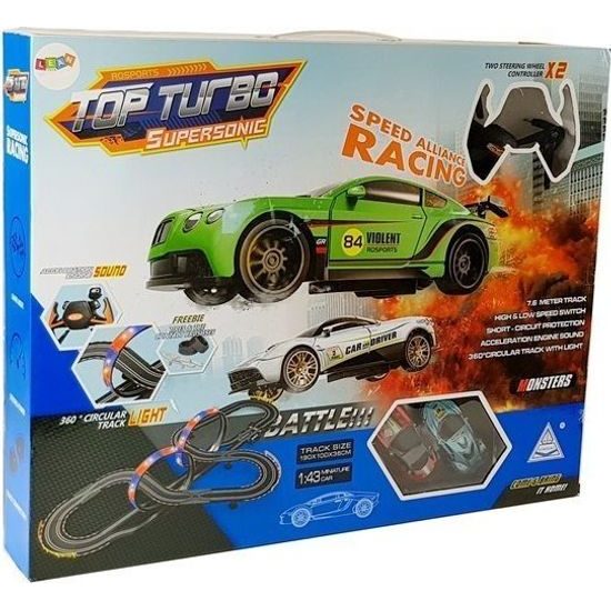 Světelná autodráha pro 2 auta 7,6m