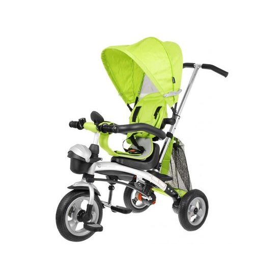 Majlo Toys dětská tříkolka 3v1 Sportrike AIR s nafukovacími koly zelená