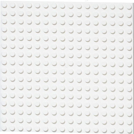 LW Toys Oboustranná deska 16 x 16 (bodů) - bílá