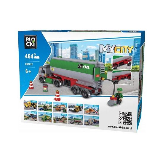 Blocki MyCity stavebnice cisterna 464 dílků