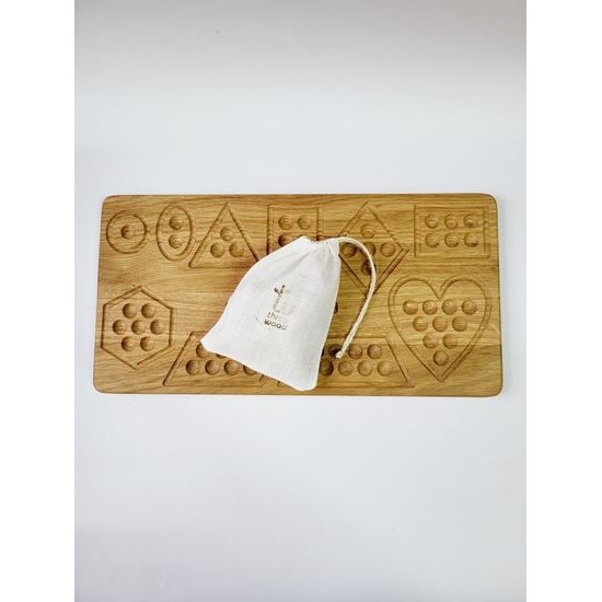 Deska - sled tvarů s narůstajícím množstvím