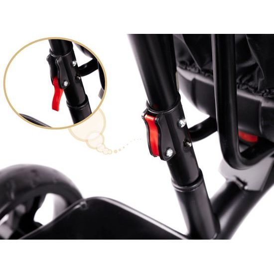 Dětská tříkolka Fix Lite s otočným sedadlem 3v1 modrá