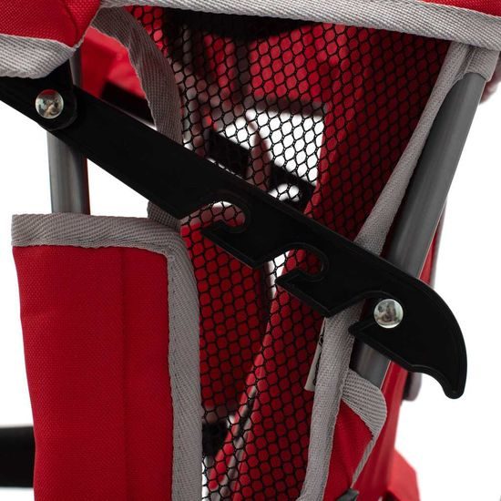 Baby Mix dětská tříkolka s LED světly Lux Trike červená