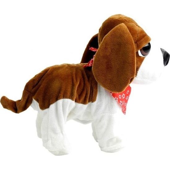 Interaktivní pejsek bílo/hnědý