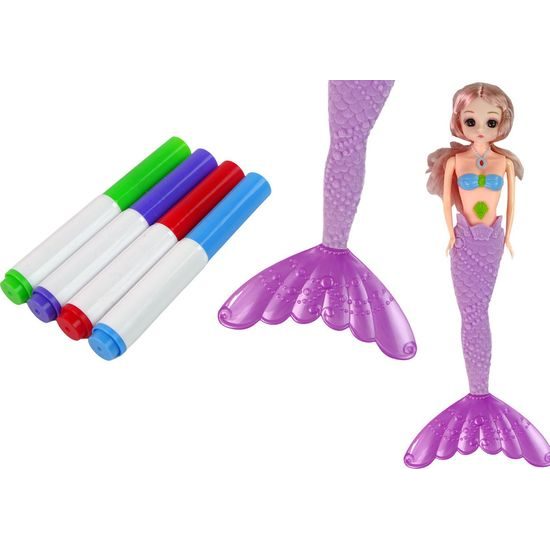 Sada na vykopávaní pokladů s fialovou mořskou pannou