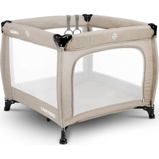 Dětská skládací ohrádka CARETERO Quadra brown