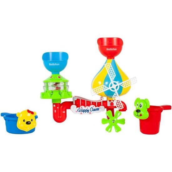 Vodní zámek s kolovrátkem pro děti do vany Happy Castle
