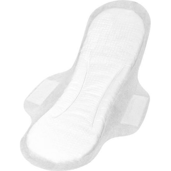Jednorázové ultrasavé poporodní vložky s křidélky Akuku Slim 10 ks v balení - bílá