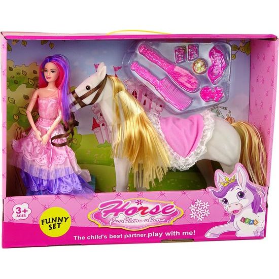 Panenka s koněm a doplňky