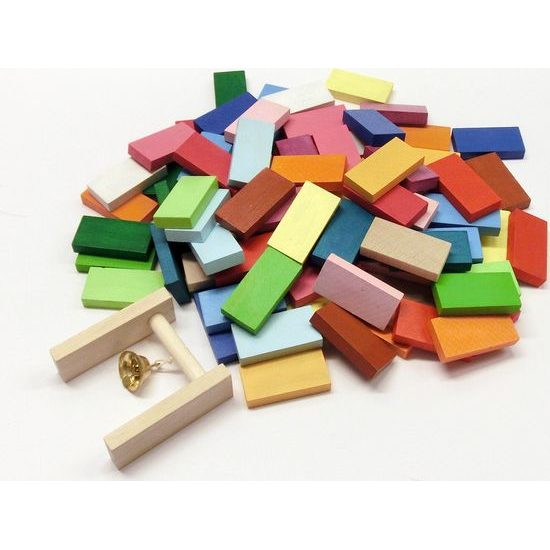 Dominová dráha se zvonečkem 95ks