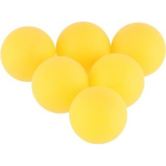 Míčky na stolní tenis SHIELD - bezešvé oranžové 6ks