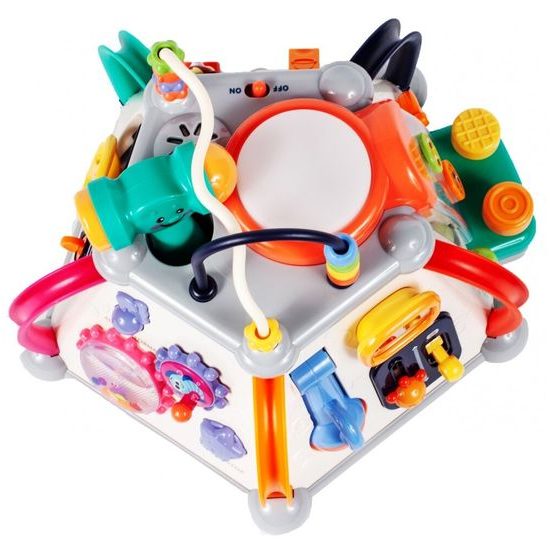 Huile Toys multifunkční kostka pro nejmenší se zvuky Activity Pyramid
