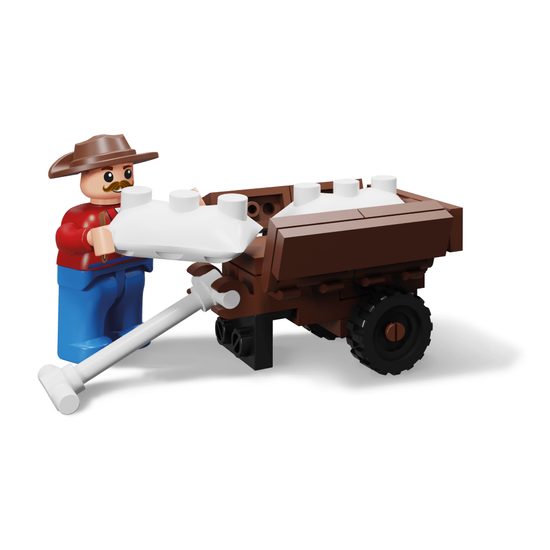 Blocki MyFarm stavebnice mlýn s příslušenstvím 525 dílků