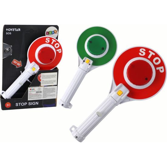 Dětská policejní plácačka STOP se světlem