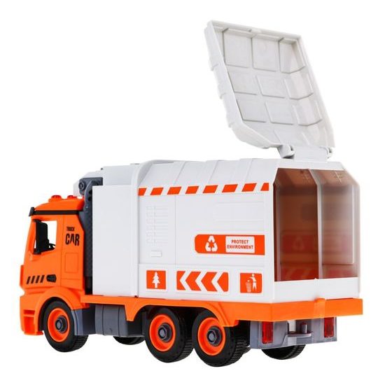 Šroubovací popelářské auto s kontejnery Garbage Truck