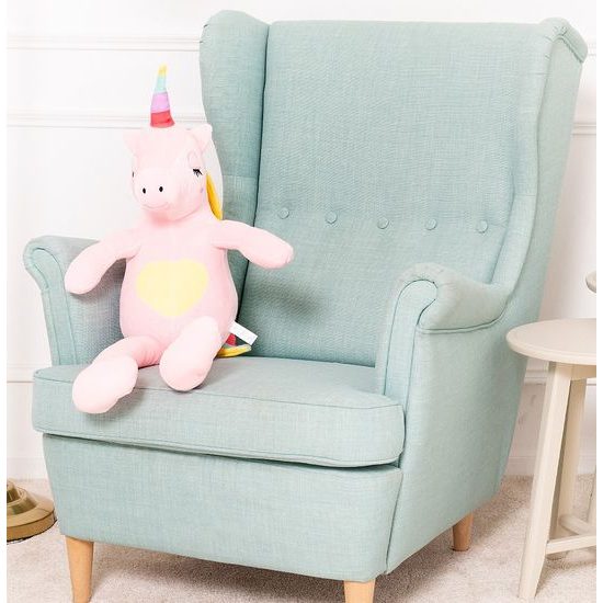 Plyšový jednorožec Felix 80 cm růžový
