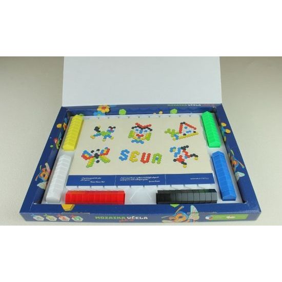 Včela zdobí úl 60ks mozaika