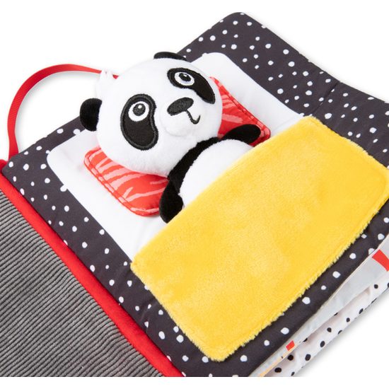 CANPOL babies Senzorická knížka PANDA BabiesBoo