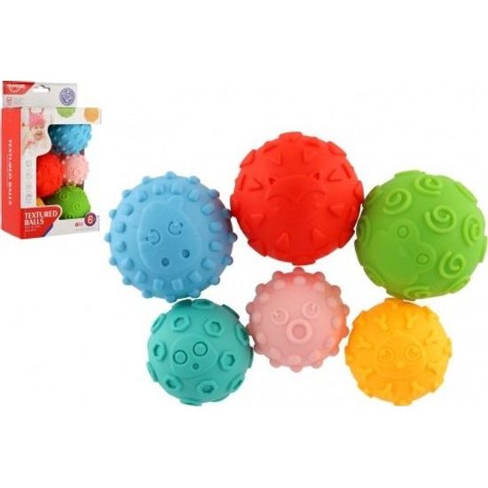 Gumové míčky s texturou