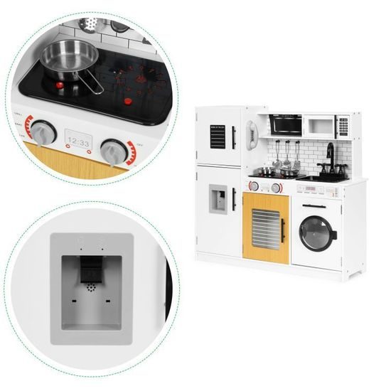 Ecotoys velká dřevěná kuchyňka Daily Kitchen