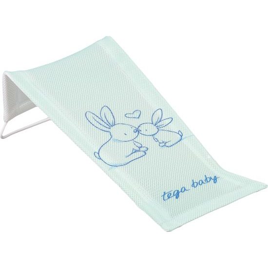 Látkové lehátko ke koupání Králíčci zelené