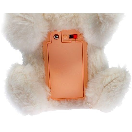 Plyšový králíček na baterie Princess Bunny bílý