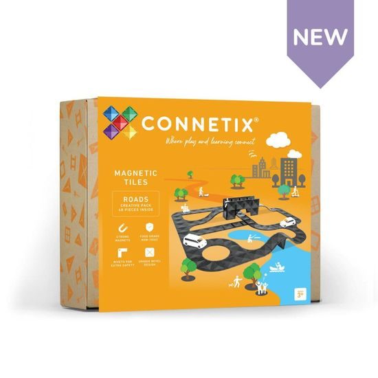 Silnice Connetix Creative Roads pack 48ks