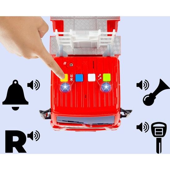 Dětské požární auto se světly a zvuky City Service 1:16