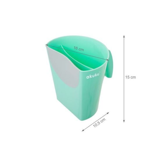 Nádobka na umývání vlasů Akuku mátová