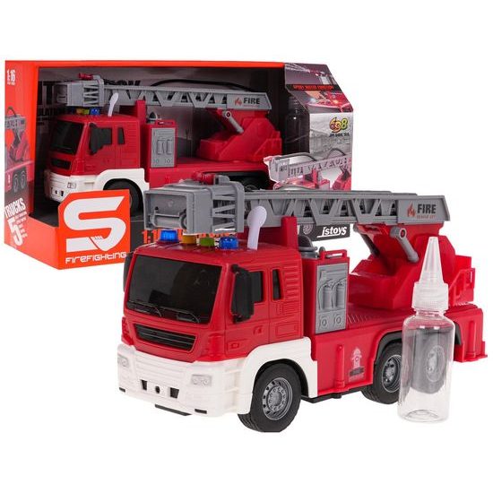 Požární auto pro děti se světly, zvuky a vodou City Truck 1:16
