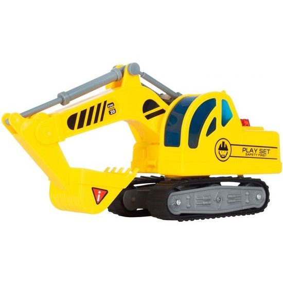Bagr se světlem a zvukem City Builder 1:18