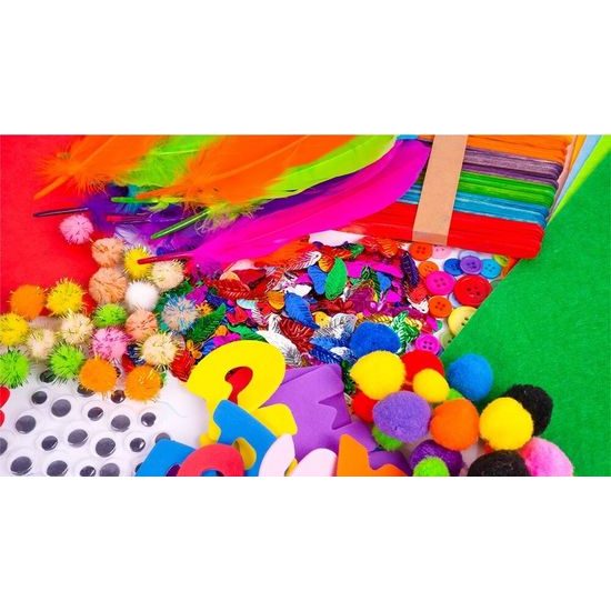 Velká kreativní sada Mega Kraft Kit - 1120 součástí