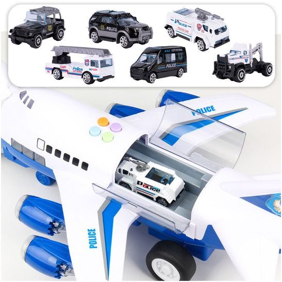 Interaktivní letadlo s autíčky, světly a zvuky A380