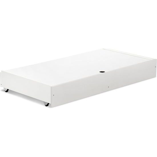 Dřevěný šuplík pod postýlku Klups šedý 120x60