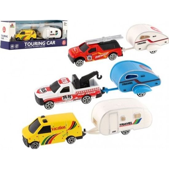 Auto s mini karavanem - mix 3 druhy