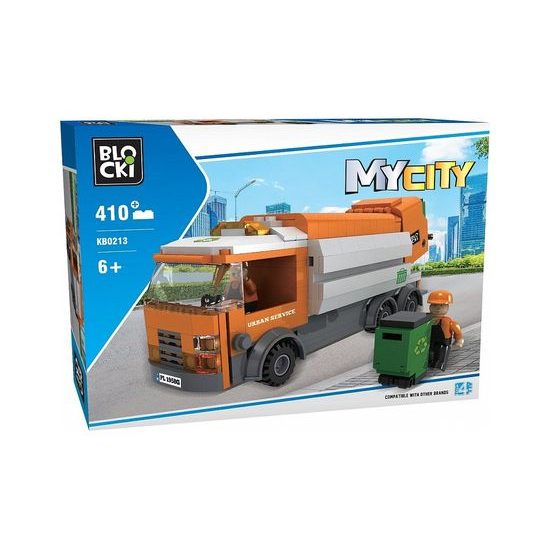 Blocki MyCity stavebnice popelářské auto 410 dílků