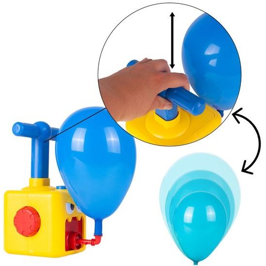 Odpalovač autíček s nafukovacími balónky Balloon Car